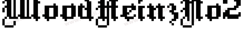 WoodHeinzNo2 New字体转换 WoodHeinzNo2 New字体转换